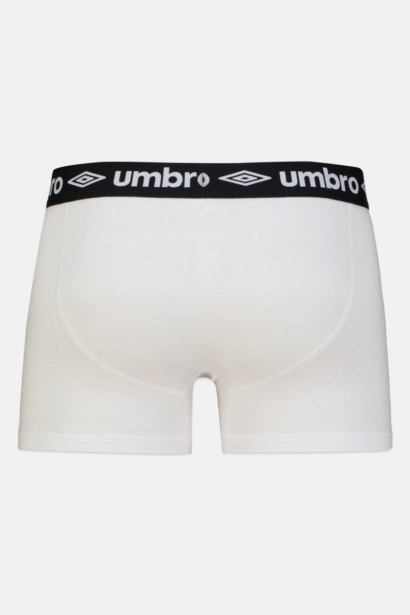 umbro Men 3 Pieces Brand Logo Boxer, Multicolor - Image 2